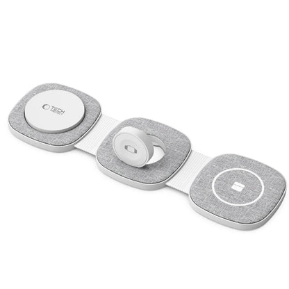 Bežični punjač Tech-Protect A32 3u1, 15W, 1.67A, Sivi