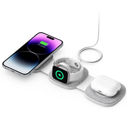 Bežični punjač Tech-Protect A32 3u1, 15W, 1.67A, Sivi