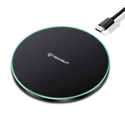 Bežični punjač Techsuit CHWR031 Premium, 15W, 1.67A, Crni