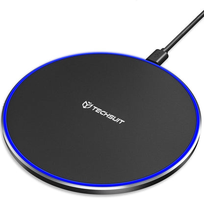 Bežični punjač Techsuit CHWR031 Premium, 15W, 1.67A, Crni