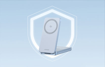 Bežični punjač UGREEN MagFlow 2in1, 25W, Plavi