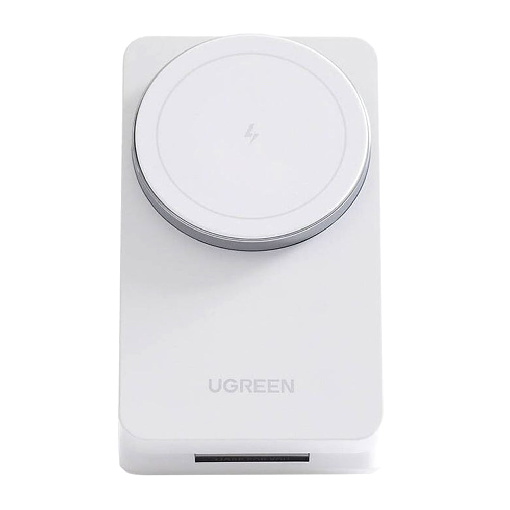 Bežični punjač UGREEN W528 2in1, 20W, 1.67A, Bel