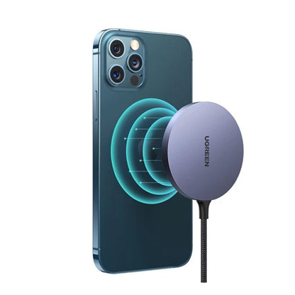 Bežični punjač UGREEN CD245, 15W, 1.67A, Sivi