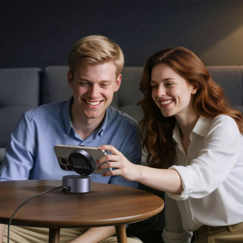 Bežični punjač UGREEN W712 (65148) 3u1, 25W, 1.67A, Sivi