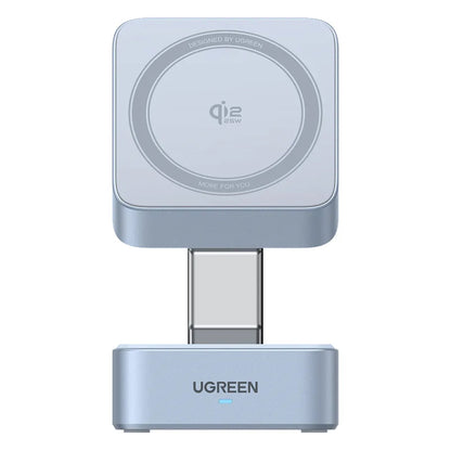 Bežični punjač UGREEN W752 2u1, 35W, 3A, 1 x USB-C, Plavi