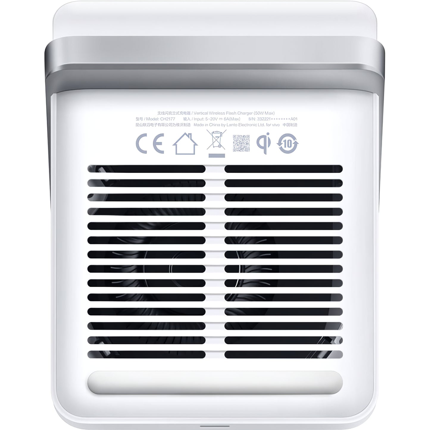 Bežični mrežni punjač vivo, 50W, 6A, Beli 6000333