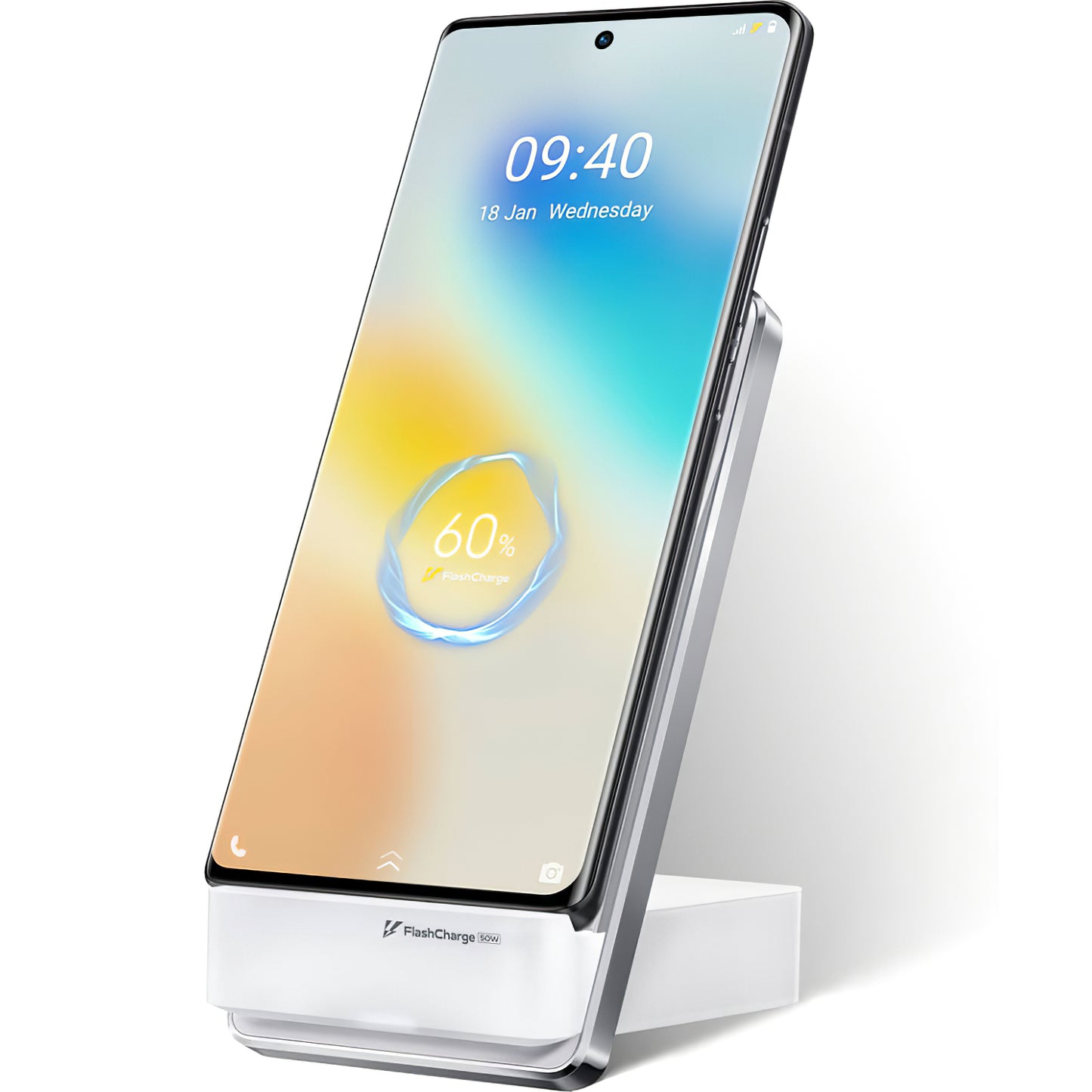 Bežični mrežni punjač vivo, 50W, 6A, Beli 6000333