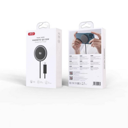 Bežični mrežni punjač XO Design JH025, 25W, 1.67A, Crni