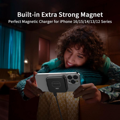 Bežični punjač XO Design CX035 3u1, 15W, 1.67A, Crni