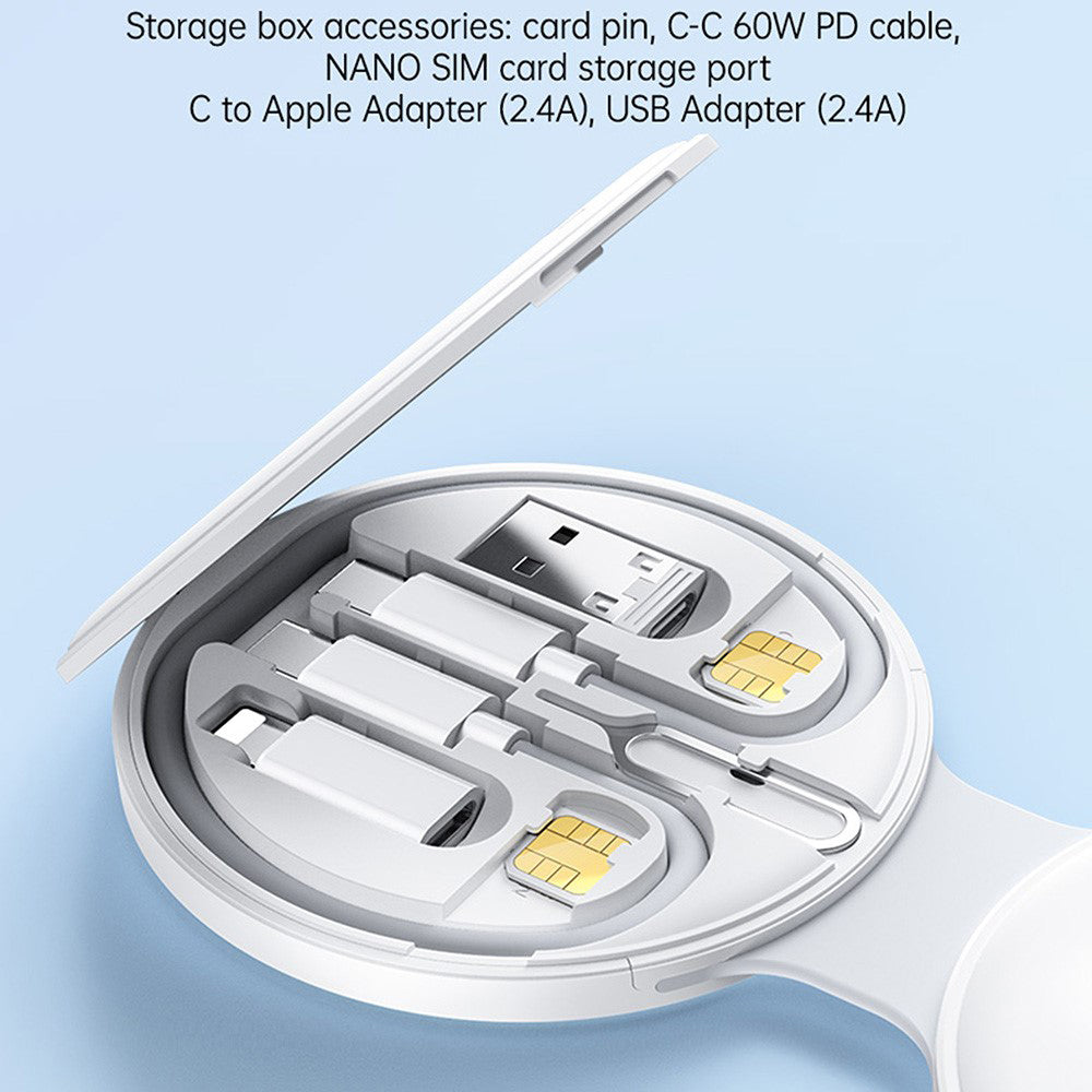 Bežični punjač Yesido DS29 5u1, 15W, 1.67A, Beli