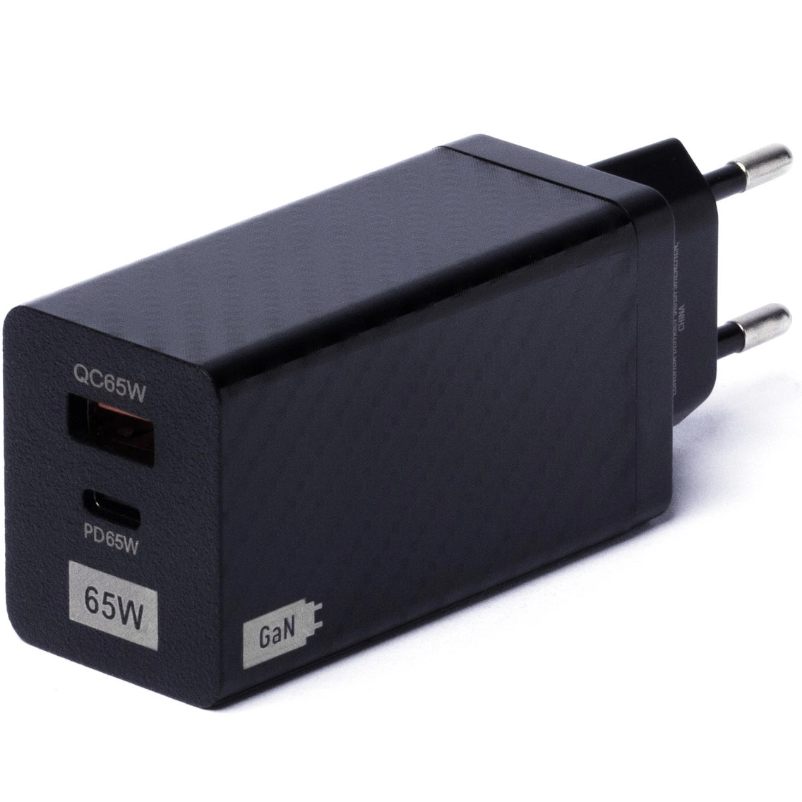 Punjač za mrežu WZK WWCG01, 65W, 3A, 1 x USB-A - 1 x USB-C, Crni