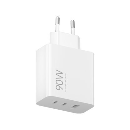 Punjač Xiaomi mreže, 90W, 6.1A, 1 x USB-A - 2 x USB-C, Beli BHR087MEU