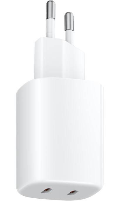 Punjač za mrežu Xiaomi Nano Turbo, 45W, 3A, 2 x USB-C, Bela BHR087OEU