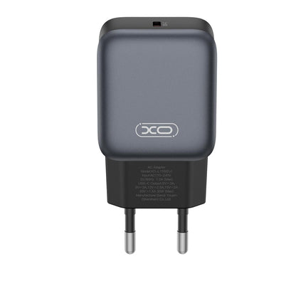 Punjač za mrežu XO Design L155, 30W, 3A, 1 x USB-C, Crni