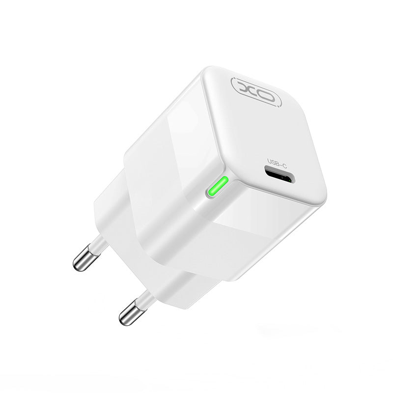 Punjač mreže XO Design CE06, 30W, 3A, 1 x USB-C, Beli