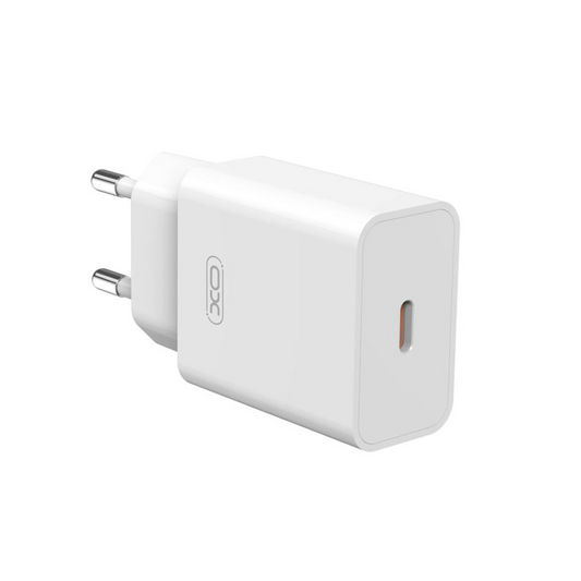 Punjač mreže XO Design L126, 20W, 3A, 1 x USB-C, Beli