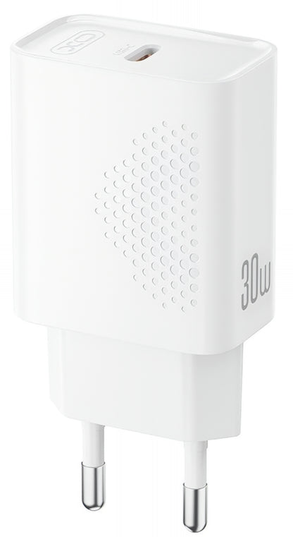 Punjač Mreže XO Design L162, 30W, 3A, 1 x USB-C, Beli