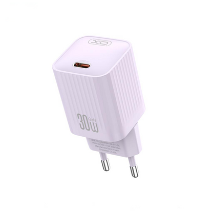 Punjač za mrežu XO Design L148, 30W, 3A, 1 x USB-C, Ljubičasta