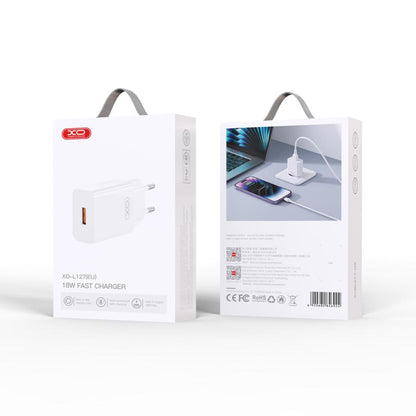 Punjač mreže XO Design L127, 18W, 3A, 1 x USB-A, Beli