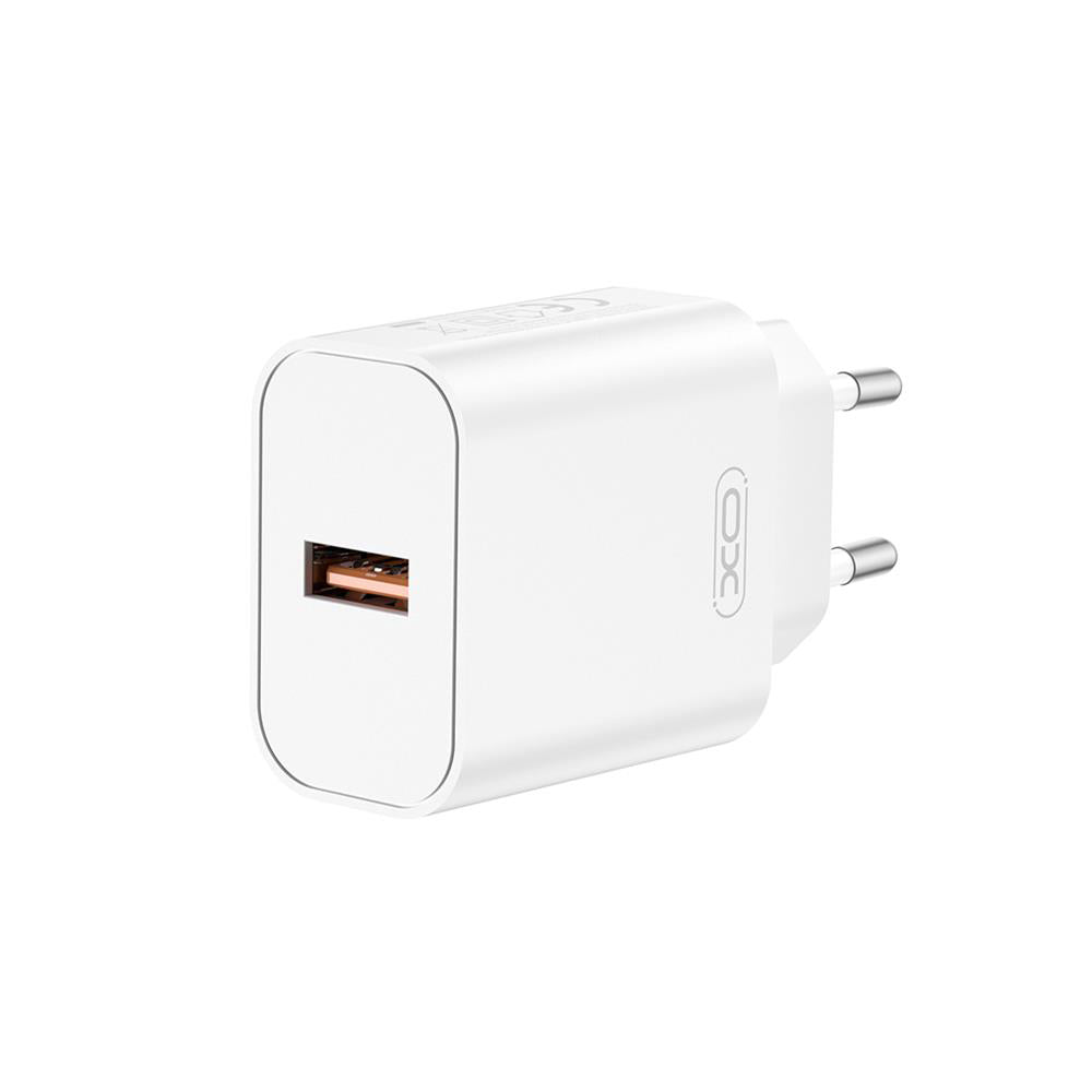 Punjač za mrežu XO Design CE33, 18W, 3A, 1 x USB-A, Beli