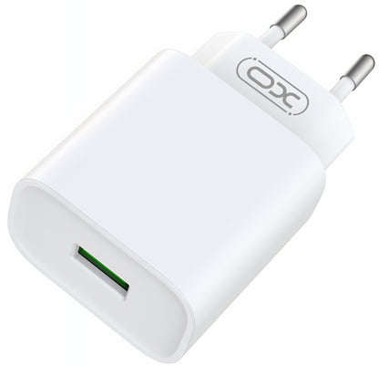 Punjač mreže XO Design CE02D, 18W, 3A, 1 x USB-A, Bela