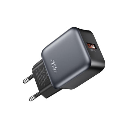 Punjač za mrežu XO Design L152, 18W, 3A, 1 x USB-A, Crni