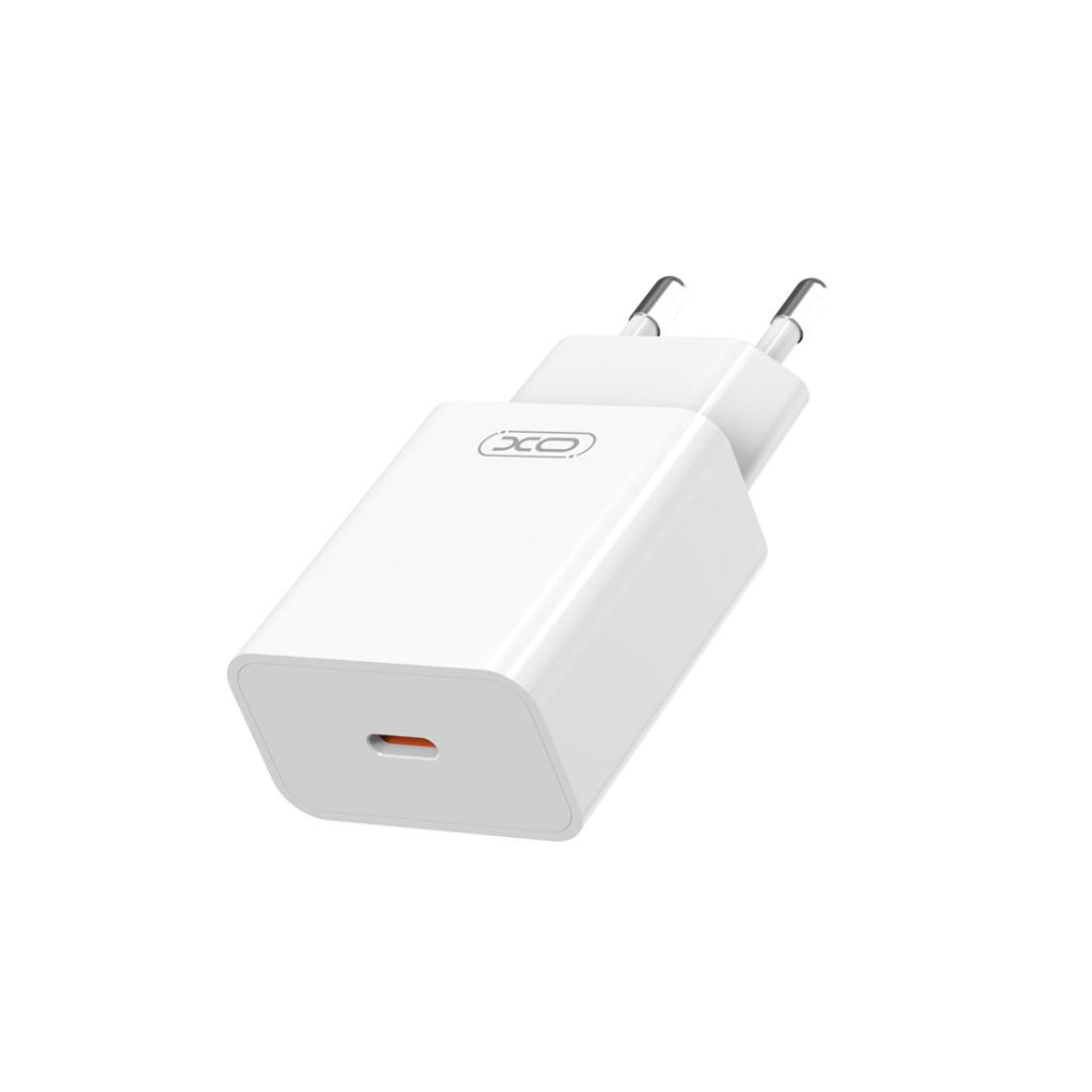 Punjač mreže XO Design L126, 20W, 3A, 1 x USB-C, Beli