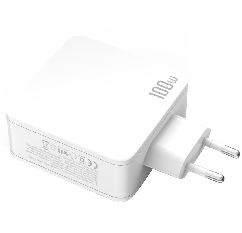 Punjač za mrežu XO Design CE14, 100W, 3.25A, 1 x USB-A - 2 x USB-C, Bela
