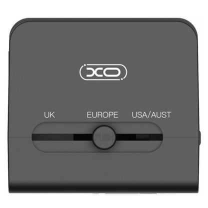 Punjač za mrežu XO Design WL01 Travel, 10.5W, 2.1A, 2 x USB-A, Crni