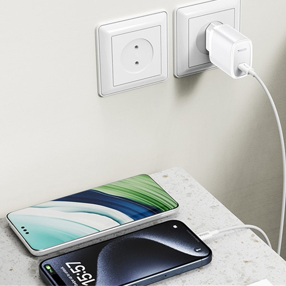 Punjač mreže Yesido YC57, 20W, 3A, 1 x USB-C, Beli
