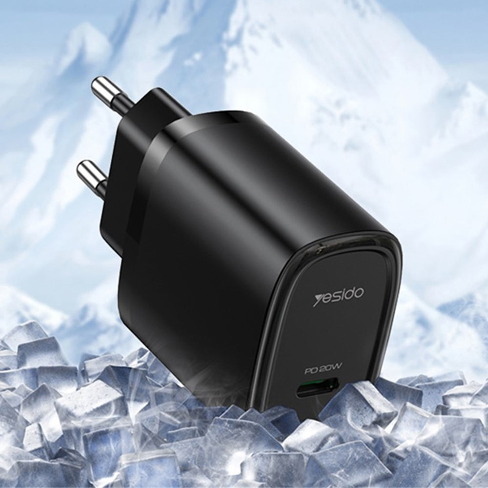 Punjač mreže Yesido YC57, 20W, 3A, 1 x USB-C, Beli