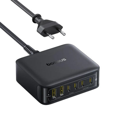 Punjač Stanica Baseus EnerFill FH21, 120W, 3.25A, 2 x USB-A - 4 x USB-C, Crna E0120T00