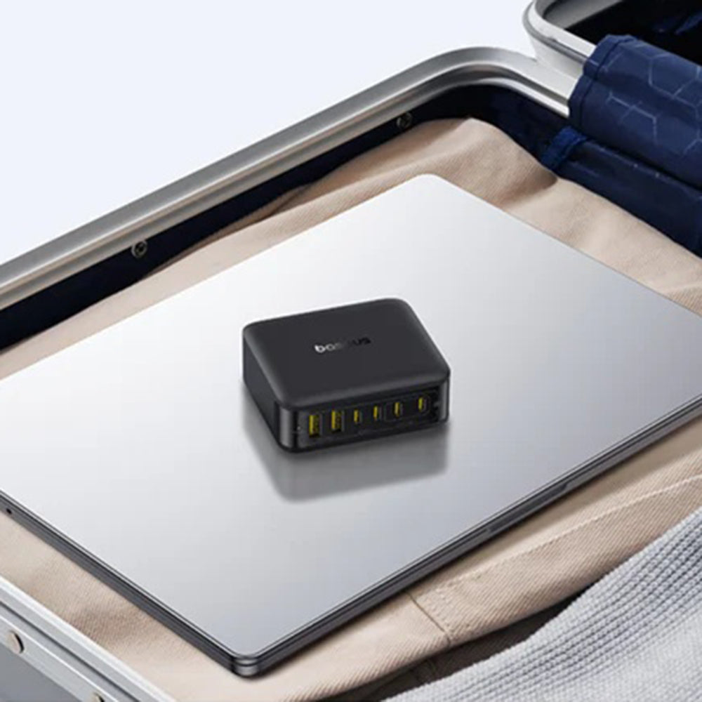 Punjač Stanica Baseus EnerFill FH21, 120W, 3.25A, 2 x USB-A - 4 x USB-C, Crna E0120T00