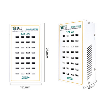 Punjač Stanica Best 32T-2A, 2A, 32 x USB-A, Bela