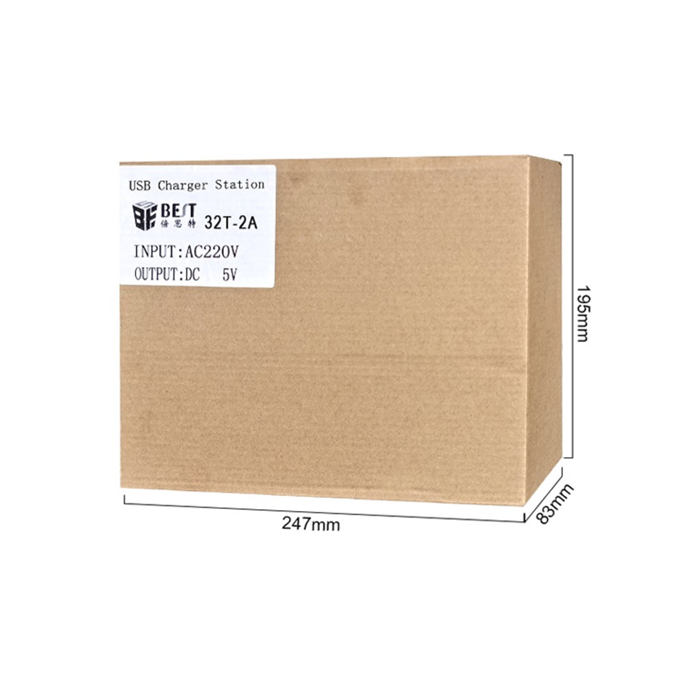 Punjač Stanica Best 32T-2A, 2A, 32 x USB-A, Bela