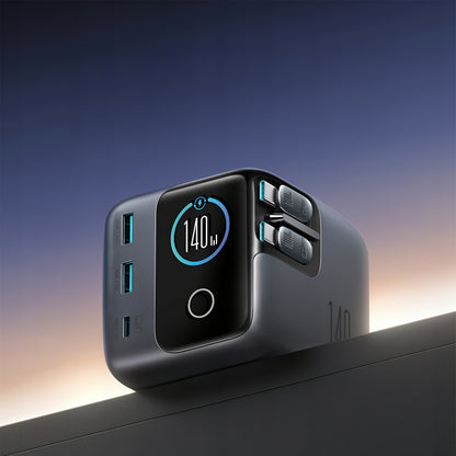 Punjač Stanica sa USB-C Kabelom Joyroom Podix JR-TRD01, 140W, 1 x USB-C - 2 x USB-A, Siva