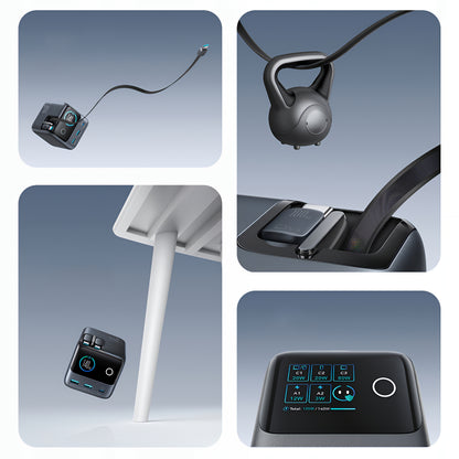 Punjač Stanica sa USB-C Kabelom Joyroom Podix JR-TRD01, 140W, 1 x USB-C - 2 x USB-A, Siva