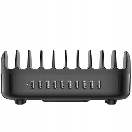 Punjač Stanica Orico DUK-10P-V1, 120W, 2.4A, 10 x USB-A, Crna