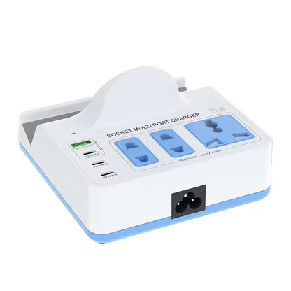 Punjač Stanica Relife RL-309H QI, 72W, 1 x USB-A - 3 x USB-C, Bela