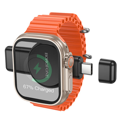 Bežični punjač Borofone BQ31 za Apple Watch Series, Crni