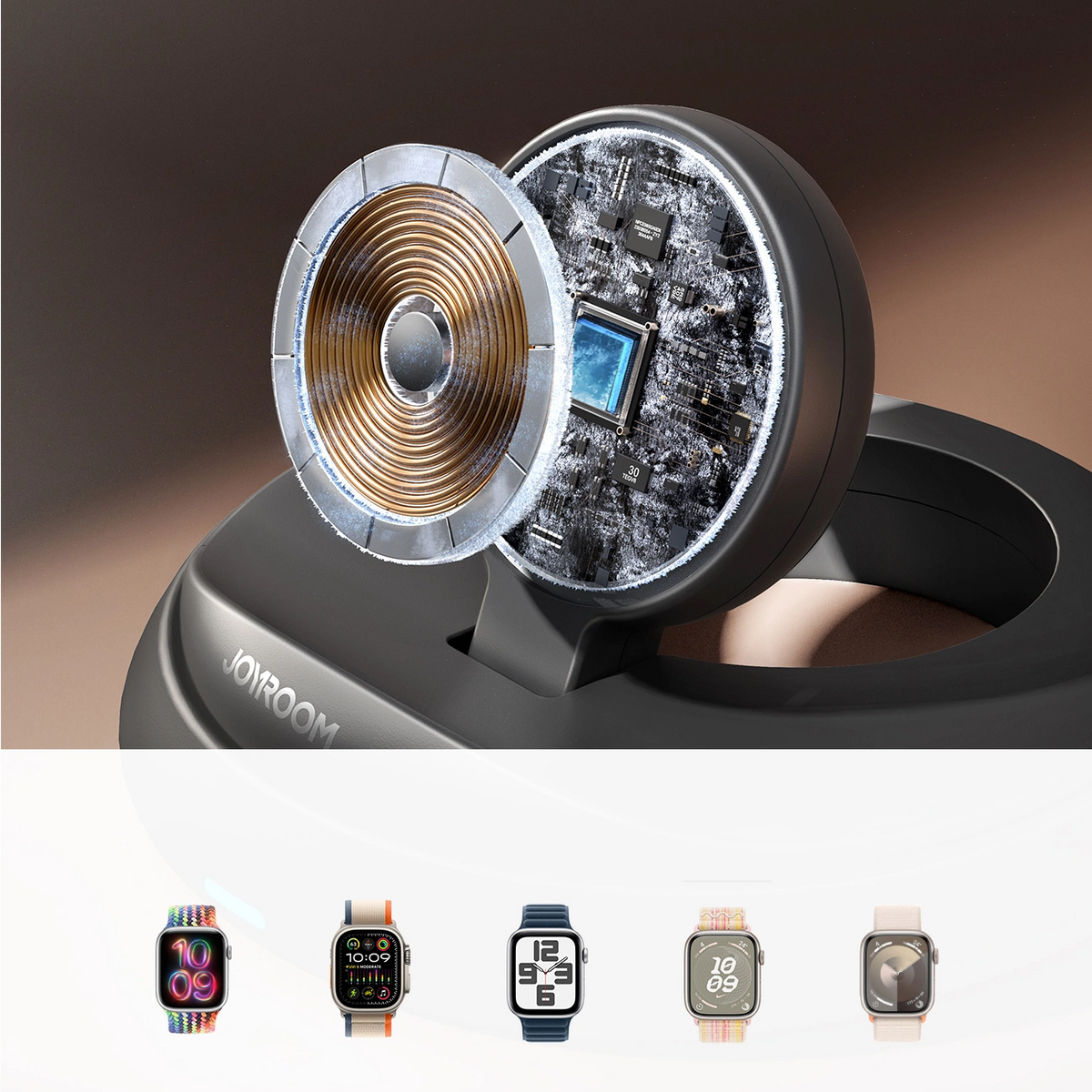 Bežični punjač Joyroom JR-W12 za Apple Watch Series, crni