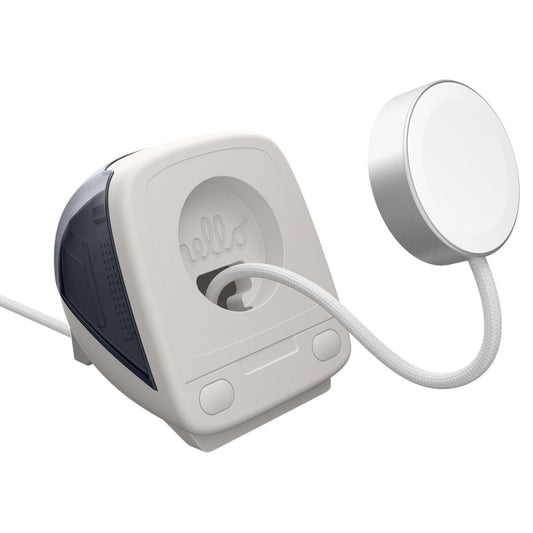 Spigen C1 Classic držač za bežični punjač Apple Watch serije, sivi