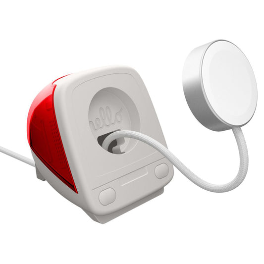 Suport Spigen C1 Classic za Bežični Punjač Apple Watch Serije, Crveni