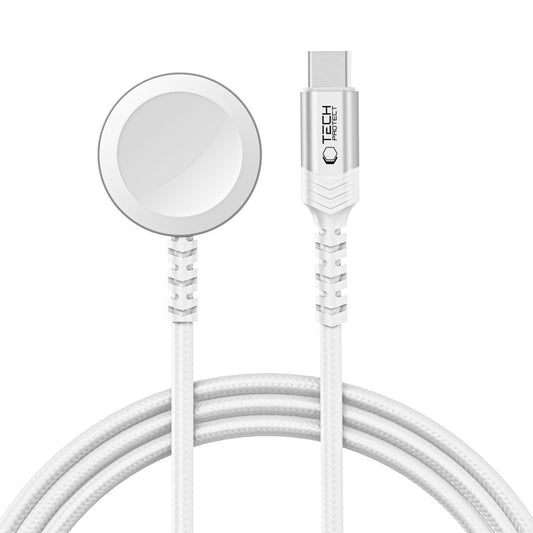 Charging Cable Tech-Protect MC01 Ultraboost for Apple Watch Series, White 