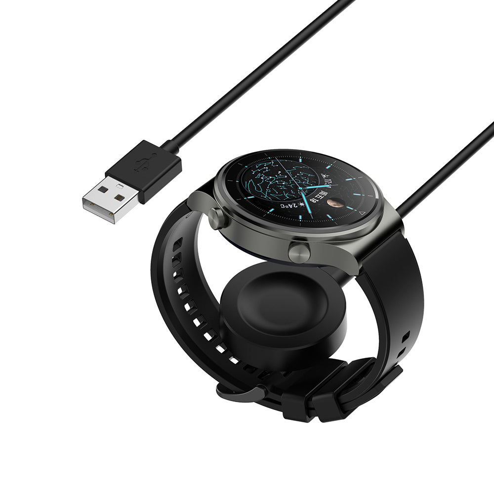 Bežični punjač Techsuit THC1 za Honor Watch / Huawei Watch seriju, USB-A, Crni