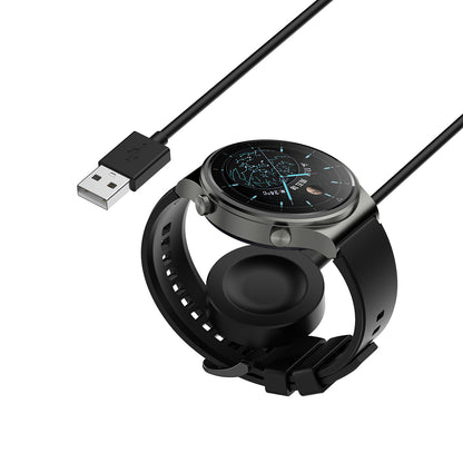 Bežični punjač Techsuit THC1 za Honor Watch / Huawei Watch seriju, USB-A, Crni