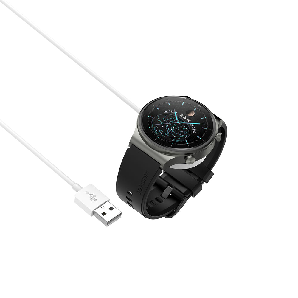 Bežični punjač Techsuit THC1 za Huawei Watch seriju, USB-A, Beli