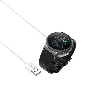 Bežični punjač Techsuit THC1 za Huawei Watch seriju, USB-A, Beli