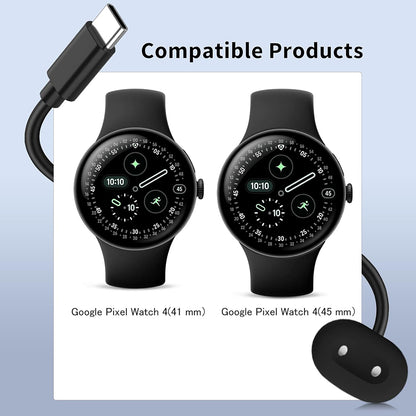 Bežični punjač Techsuit THPX za Google Pixel Watch 4 seriju, Crni