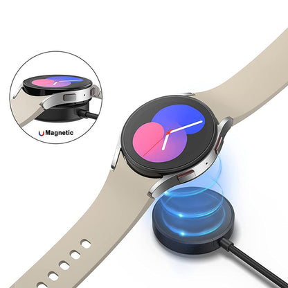 Bežični punjač Techsuit TSC11 za Samsung Galaxy Watch seriju, USB-A, Crna